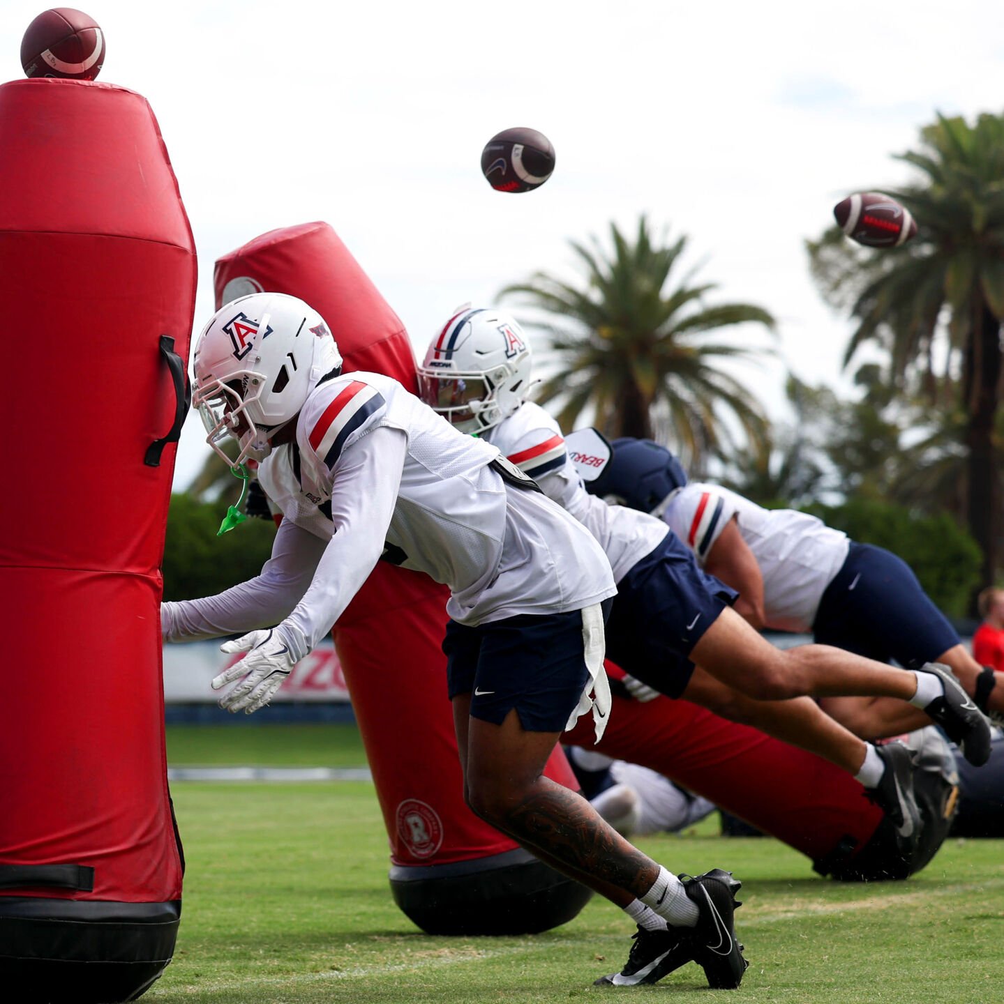 Arizona fall football practice